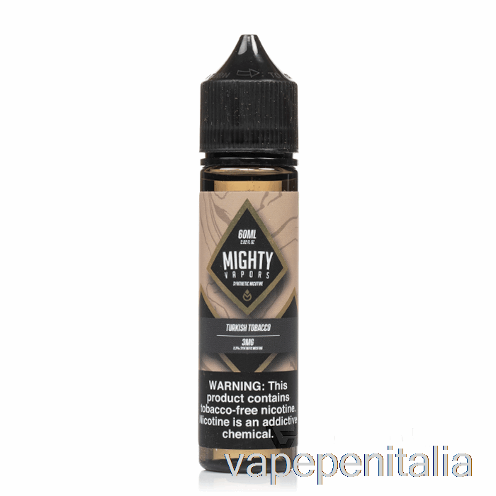 Penna Vape Tabacco Turco - Mighty Vapors - 60ml 3mg
